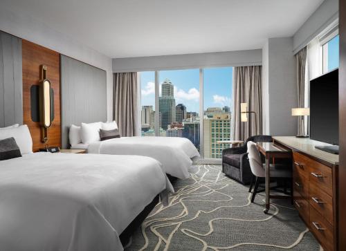 JW Marriott Indianapolis allows 18 year olds to book a room in Indianapolis